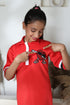 RED SWAG HEART DRESS
